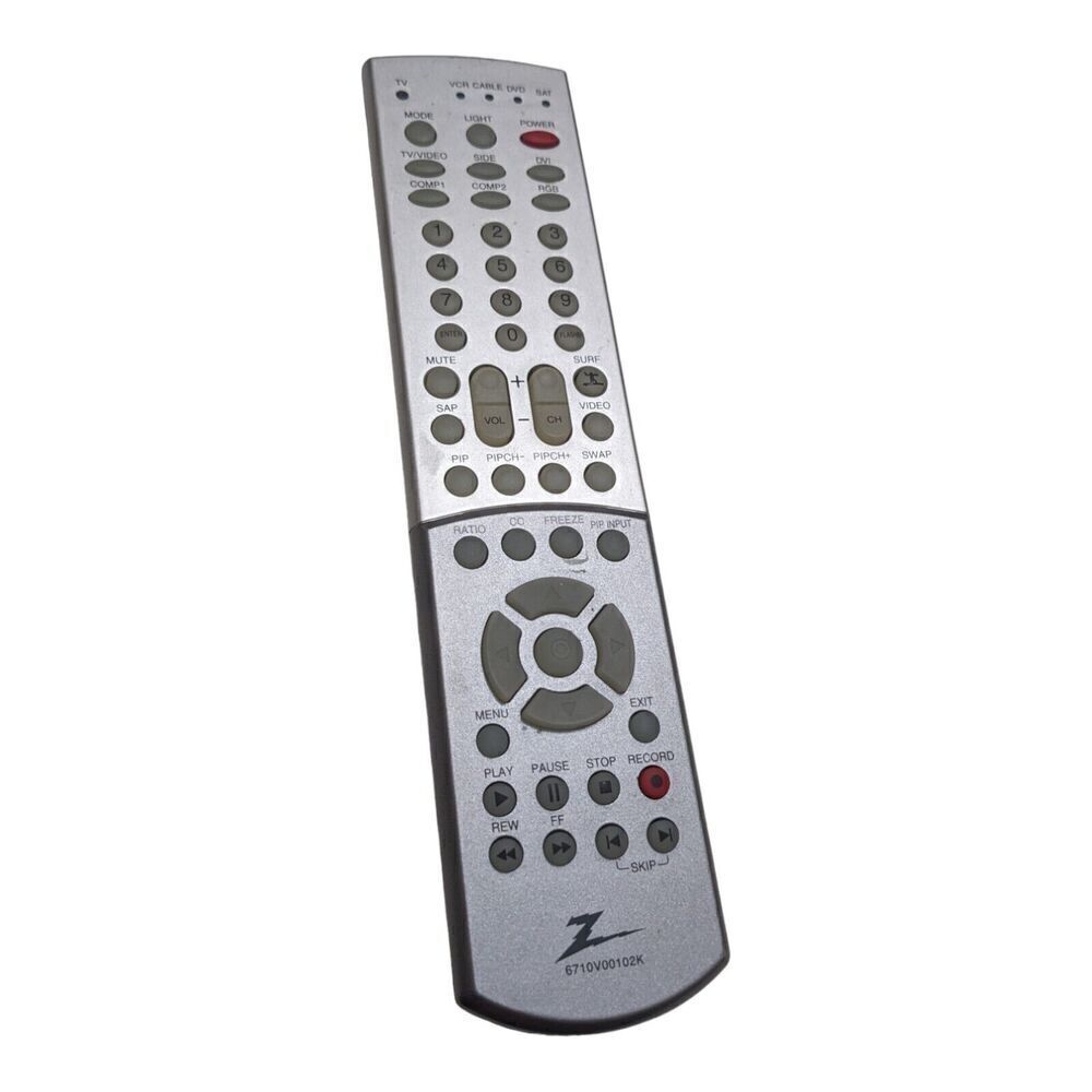 Zenith 6710V00102K TV‎ Remote, OEM NOS for M52W56LCD E44W48LCD E44W46 E44W46LCD